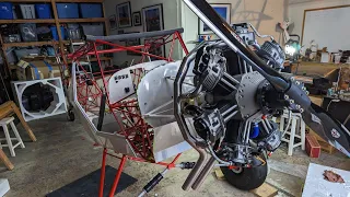 Verner Kitfox 5 Ep 33, First time installing the engine