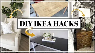 DIY IKEA HACKS | Affordable Home Decor Ideas + Easy Furniture DIY