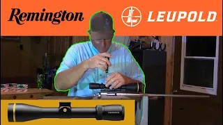 Mounting a Leupold Scope on a Hunting Rifle (old school method)