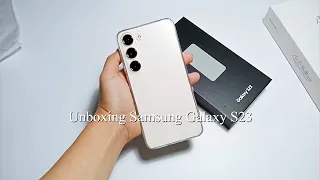 ASMR Samsung Galaxy S23 Unboxing | Aesthetics