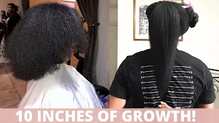 10 Inches of Growth in 1 Year | How to Grow Long Hair Fast