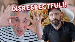 Reacting to Outrageous Italian Egg Fried Rice: Disrespecting Asian Cuisine? 🍚