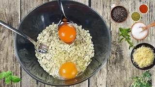 😋Egg with oatmeal: So easy you'll cook it almost every day! Part 2
