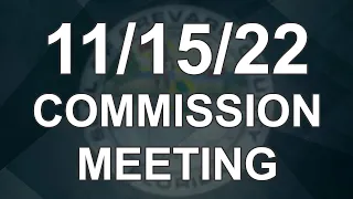 11/15/2022 - Brevard County Commission Meeting