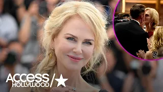 Nicole Kidman Gets Adorably Flustered Explaining That Alexander Skarsgård Kiss | Access Hollywood