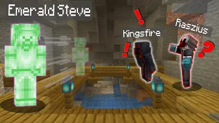 Emerald Steve Cursed Seed Prank (Being Super Still As A Statue!)