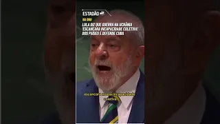 Lula diz que guerra na Ucrânia 'escancara incapacidade coletiva' dos países
