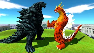 Gfantis VS Godzilla Earth - Epic Kaiju Battle - Animal Revolt Battle Simulator [ARBS]