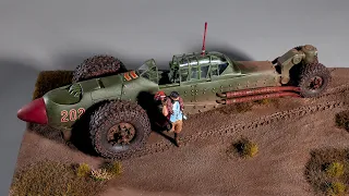 Apocalyptic World: Survivors Create Ultimate Survival Vehicles! #scalemodel | #diorama  | #resin