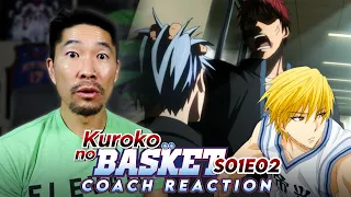 Coach Reacts to Kuroko No Basket | Ep 2 - The First Miracle