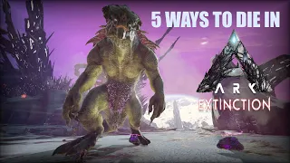 5 WAYS TO DIE IN ARK: EXTINCTION | Ark meme