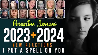 2023/24 NEW REACTIONS Angelina Jordan  I Put A Spell On You compilation Reaction Mashup