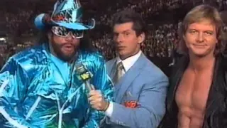 Roddy Piper, Macho Man and Vince McMahon Superstars Intro (05-18-1991)
