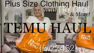 TEMU “PLUS SIZE” CLOTHING HAUL~ WITH TRY ON & MORE!