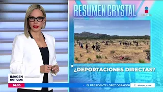 México colaborará para que migrantes deportados regresen a sus países