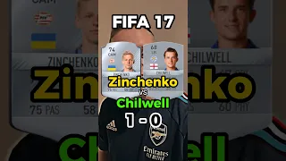 Zinchenko vs Ben Chilwell #shorts #arsenal #chelseafc