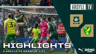 Plymouth Argyle v Norwich City highlights