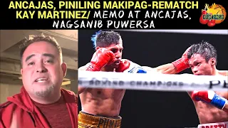 Ancajas, Piniling Makipag-Rematch Kay Martinez/ Memo at Ancajas, Nagsanib Puwersa