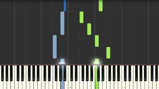 Alessandro Scarlatti  Larghetto  [Piano Tutorial] Synthesia