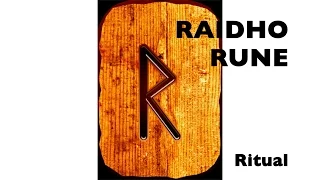 RAIDHO - Solar RUNE of Law and Ritual