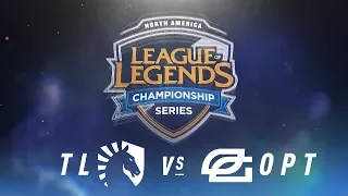 TL vs. OPT - Week 9 Day 2 | NA LCS Spring Split | Team Liquid vs. OpTic Gaming (2018)