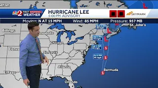 Tracking the tropics Thursday afternoon