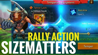 SIZEMATTERS ACTION! UPGRADES & INF STATS - Lords Mobile