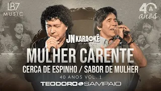 MULHER CARENTE   CERCA DE ESPINHO   SABOR DE MULHERTEODORO & SAMPAIO JN KARAOKE