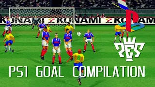 Pro Evolution Soccer / Winning Eleven | PS1 Goals Compilation ⚽