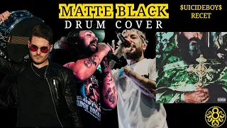 MATTE BLACK DRUM COVER // $UICIDEBOY$ X RECET