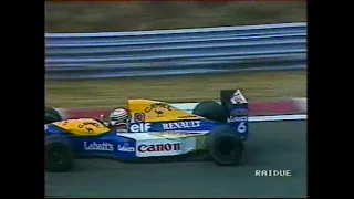 Gran Premio d'Ungheria 1992: Ritiro di Patrese e intervista a Clay Regazzoni