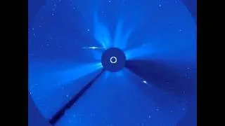 Comet Hits the Sun -- Spawns Explosion?