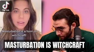 masturbation is witchraft | Hasanabi reacts to insane christian tiktok