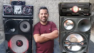 LG 9730 vs Sony SH2000 🔴Duelo dos 2 Primeiros Mini System GIGANTE do Brasil😲🔊💨✅