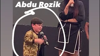 Abdu Rozik live singing Pyaar 💖 at Kurla