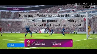PES MOBILE 2020 | SCOUT SELECTION FOR KAI HAVERTZ | FUTURE BLACK BALL IN NEXT UPDATE ?