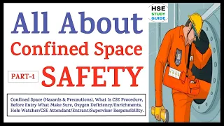 (Part-1) All About Confined Space Safety | CSE Procedure |Oxygen Deficiency/Enrichment |Hole Watcher