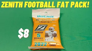 2022 Panini Zenith Football Fat Pack Opening Review! $8 Value Pack! New Retail Sports Cards Debut!