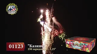 Фейерверк на 250 залпов Казино 01123 Премьер салют