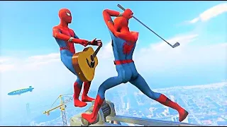 GTA 5 Spiderman Epic Ragdolls Compilation Vol.8 (Euphoria Physics Showcase)