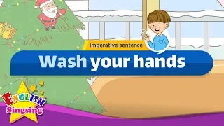 [Imperative sentence] Wash your hands - Easy Dialogue - Role Play