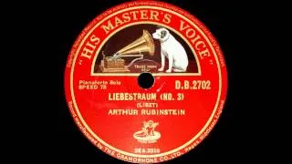 Arthur Rubinstein plays Liszt Liebestraum No. 3 (1935)