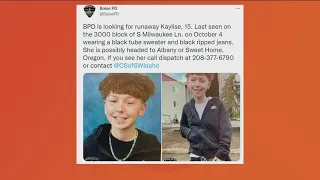 Boise Police searching for missing 15-year-old