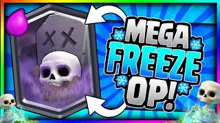 MEGA FREEZE GRAVEYARD!! Amazing GY Deck - Ladder & Challenge Strategy - Clash Royale