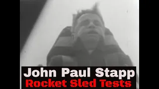 COL. JOHN PAUL STAPP USAF ROCKET SLED TESTS 71412