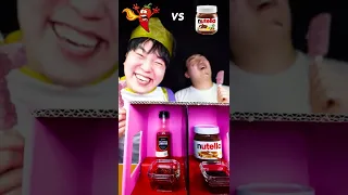 Spice Sauce vs Nutella Chocolate?  | TikTok Funny Video | HUBA #Shorts