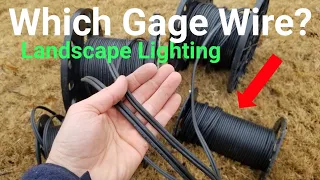 What Gauge Wire Do You Recommend? | Extremely Common Landscape Lighting Wire Question