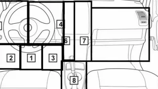 Vw Touareg  2010 01 Diagnostic Obd Port Connector Socket Location Obd2 Dlc Data Link 1791