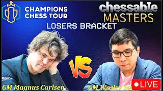 ANG LAST CHANCE NI GM WESLEY SO! CHESSABLE MASTERS 2023 LOSERS QUARTER-FINAL