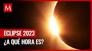 ¿A qué hora ver el eclipse de sol 2023 en CdMx?
